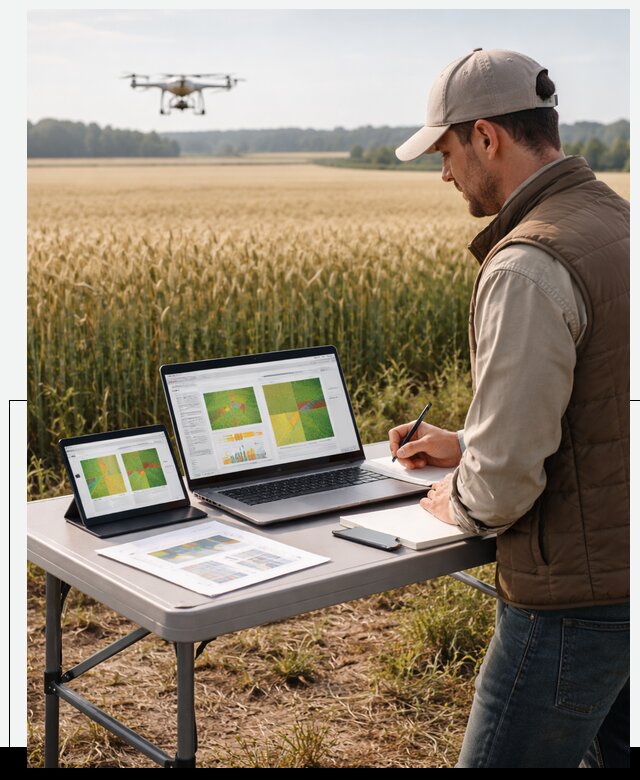 Система AI прогнозирования урожайности для точных агрономий в Сатке